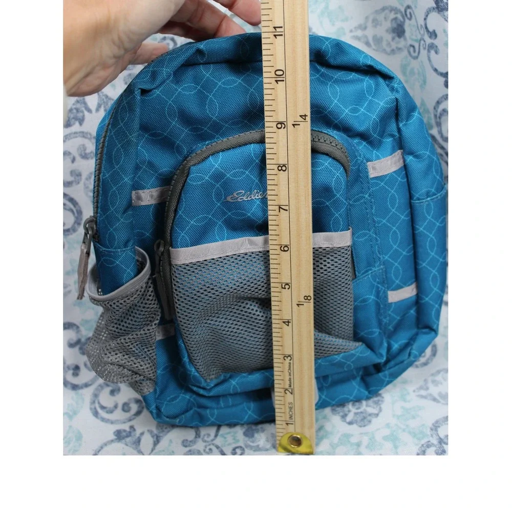 Eddie Bauer Mini Small Blue Stowaway Backpack‎ 12X8